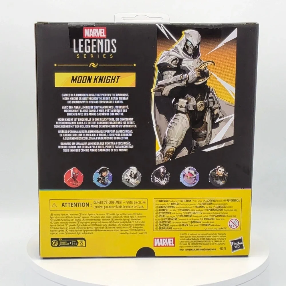 Hasbro Marvel Legends Moon Knight 6in Rivals Action Figure G2073